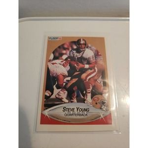 1990 Fleer #17 Steve Young - San Francisco 49ers - NFL - Freshly Opened Pack!